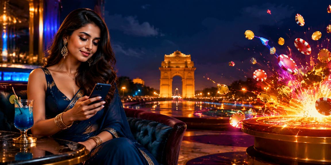 Mobile payment system at India Gate, Delhi with player using phone