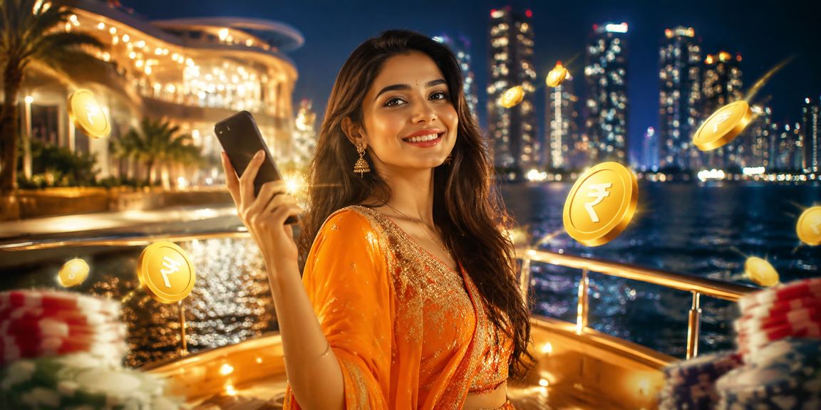 Indian player registering and depositing funds with rupee and bonus